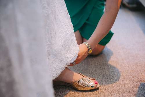 Bride Getting Ready