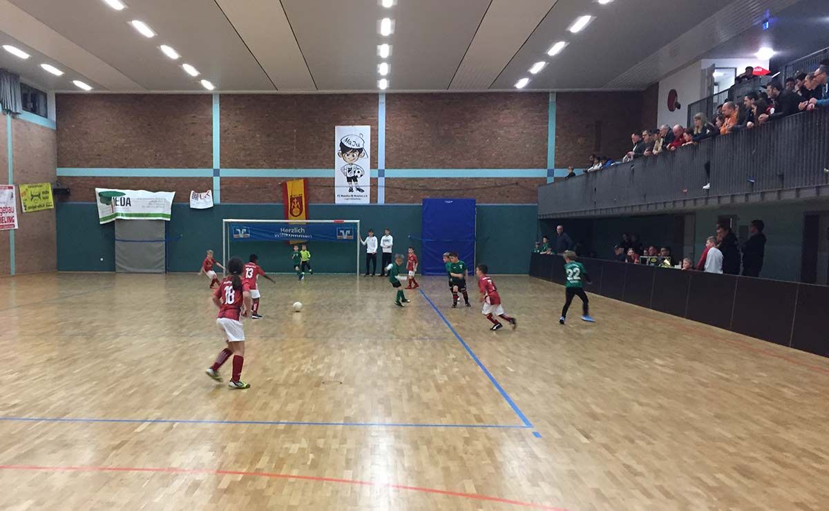 Ibbenbürener Kickers G1-Minis in Aktion beim Turnier in Metelen