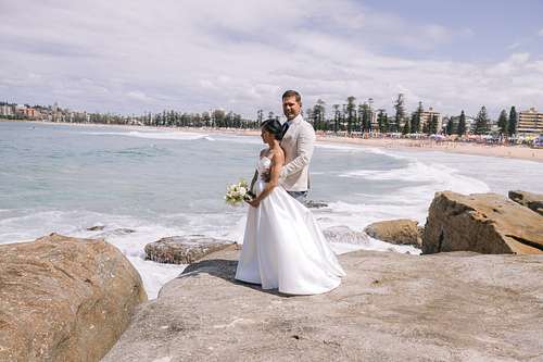 Bridal Portraits at Queenscliff, Manly