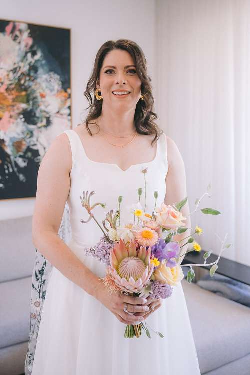 Bride Getting Ready