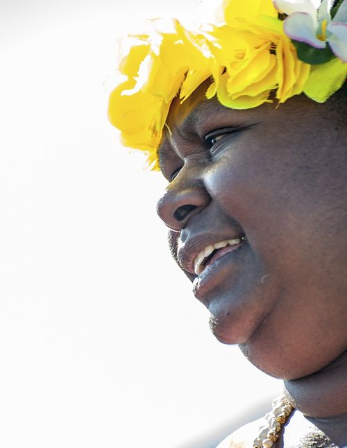 Torres Strait Dancers at Boomerang Festival.