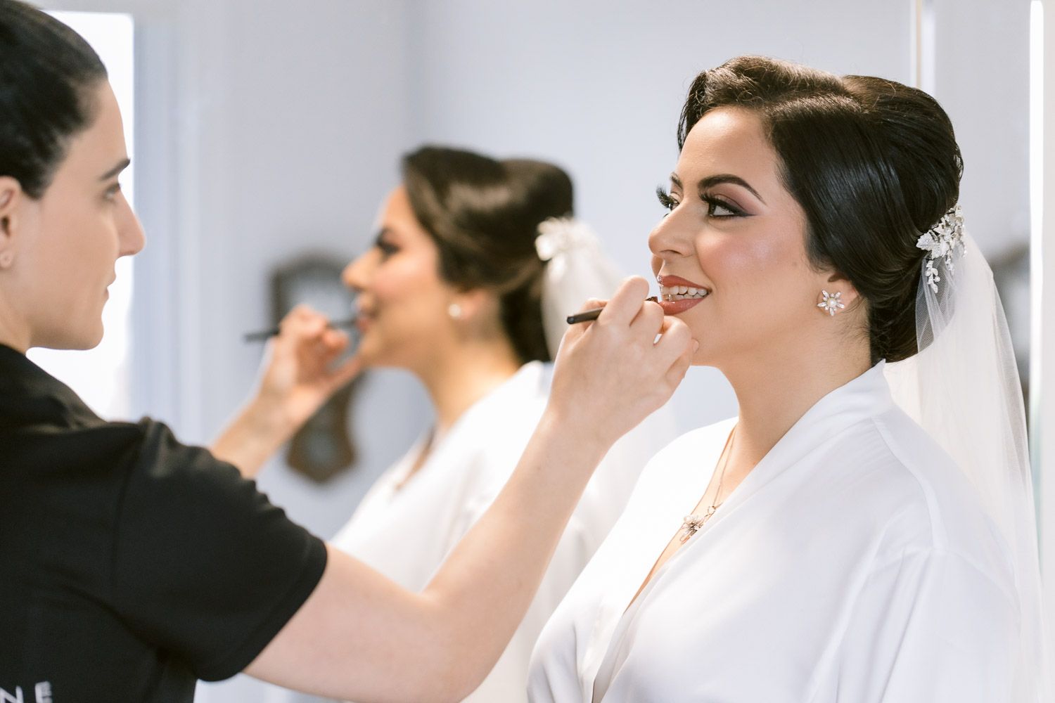 Bride Getting Ready
