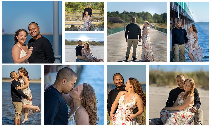 Engagement Photo Session at Cape Henlopen, DE