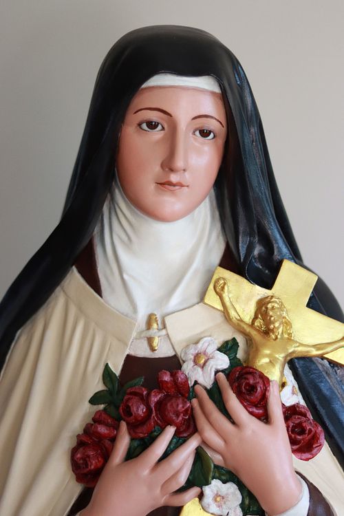 St Therese statue after restoration