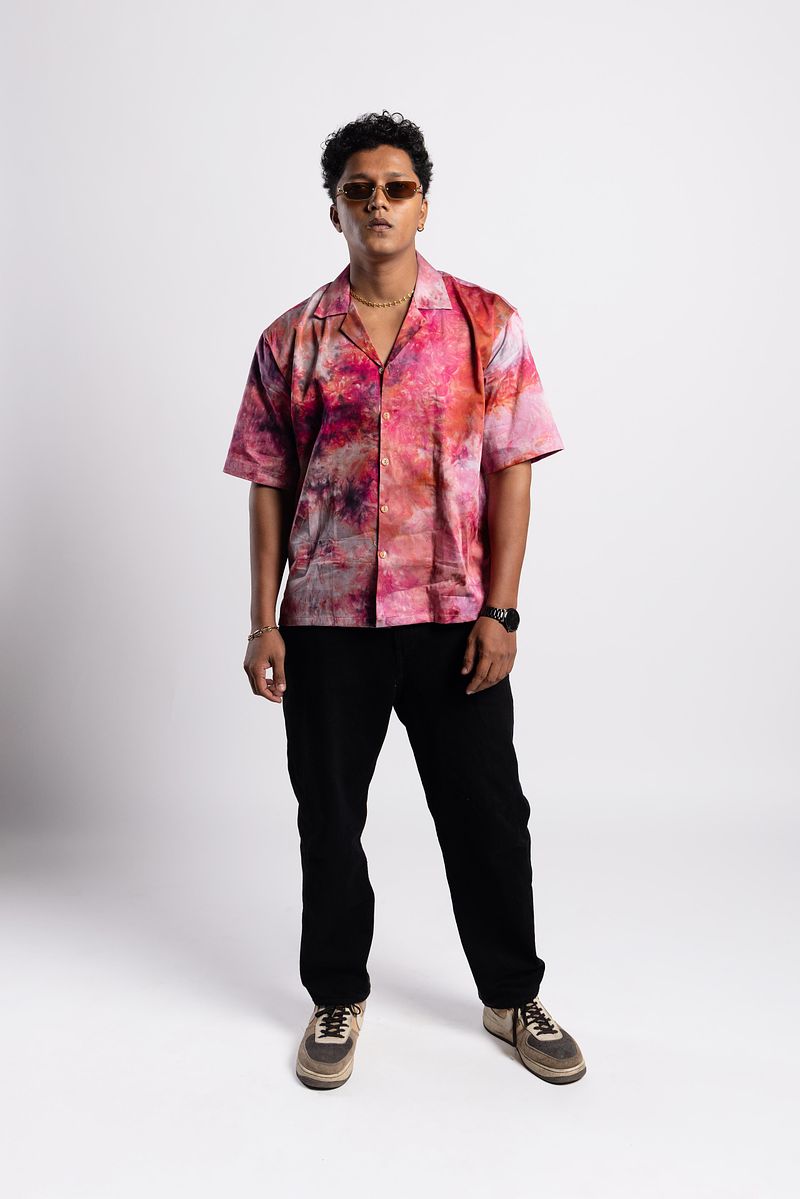 Cuban Collar Shirt Rosé Hour (Pink)