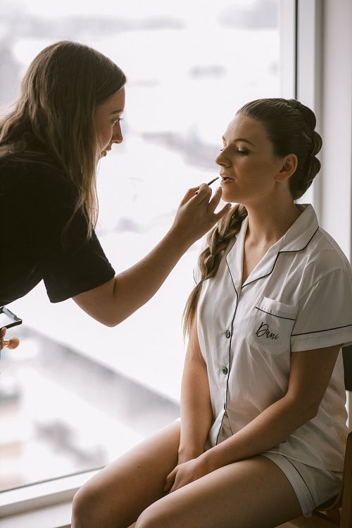 Bride Getting Ready