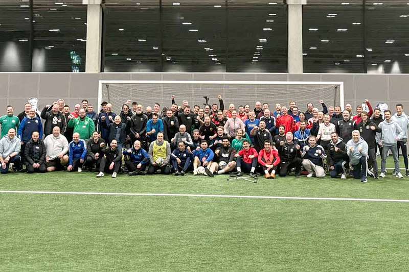 Ibbenb&uuml;rener Kickers beim Trainerkongress Inklusionsfu&szlig;ball 2026 am DFB-Campus Frankfurt