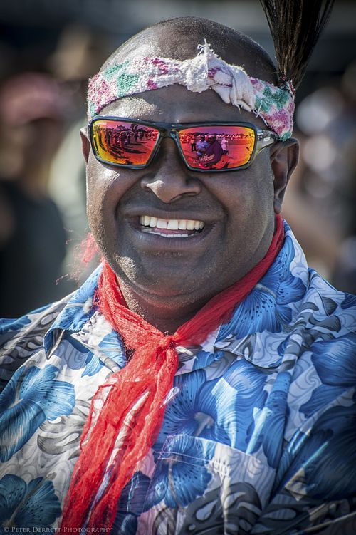 Torres Strait Dancers at Boomerang Festival.