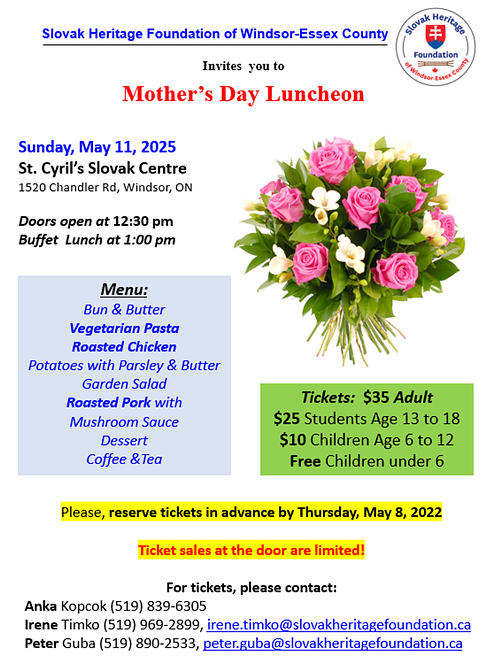 Mother's Day Luncheon