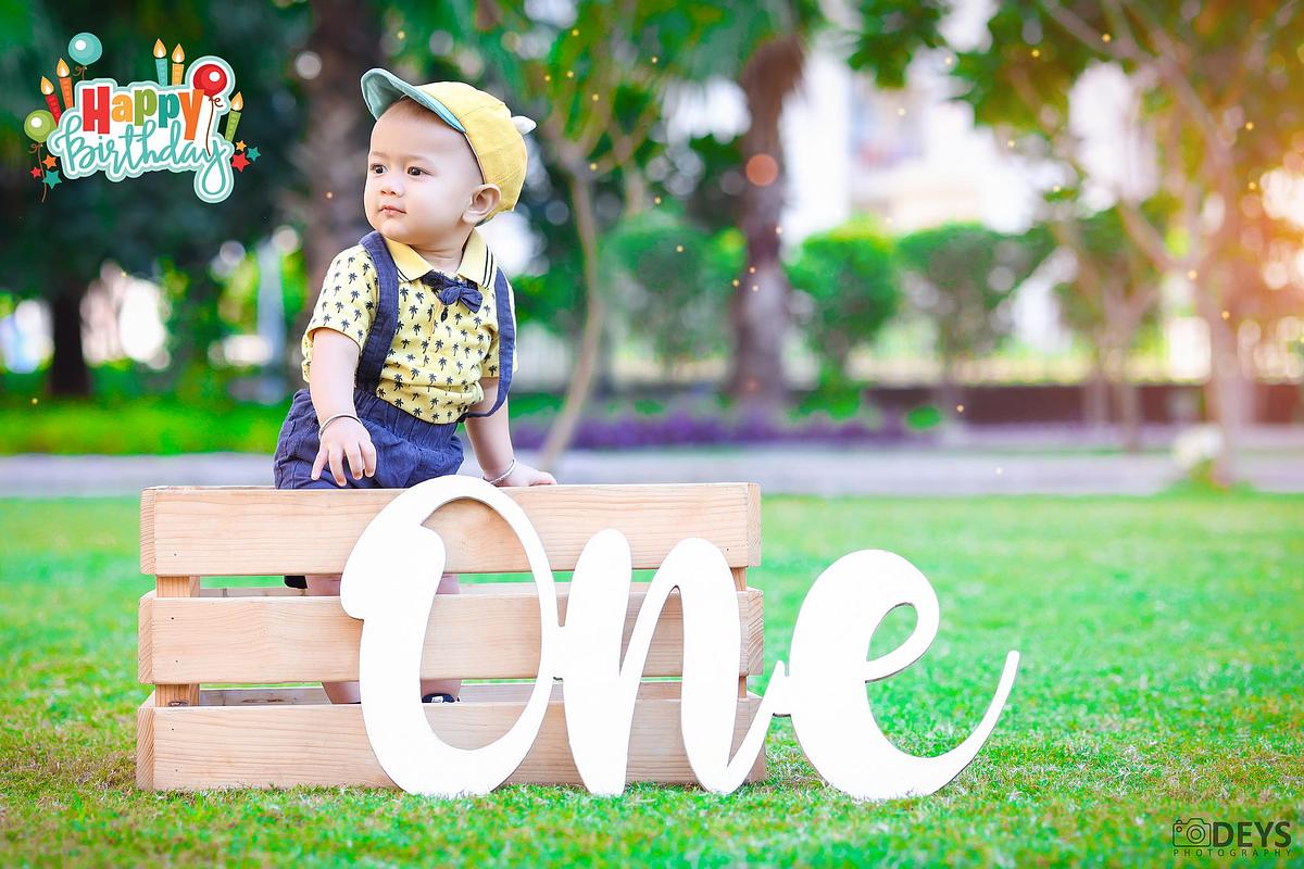 Photoshoot 1st birthday in Noida