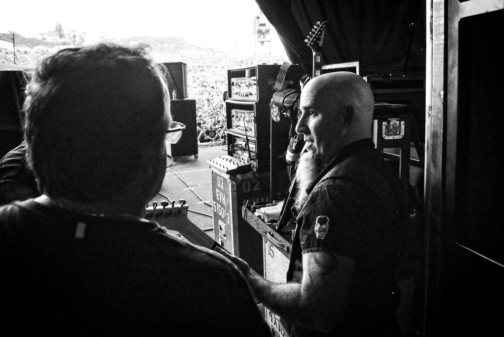 Scott Ian of ANTHRAX Behind the Scenes - Photography by Igor RockXposure