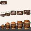 Classic Engraved Lines Wooden Cremation Urn – Handmade Natural Memorial