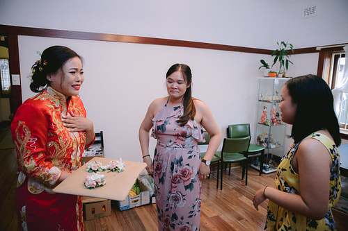 Bride Getting Ready