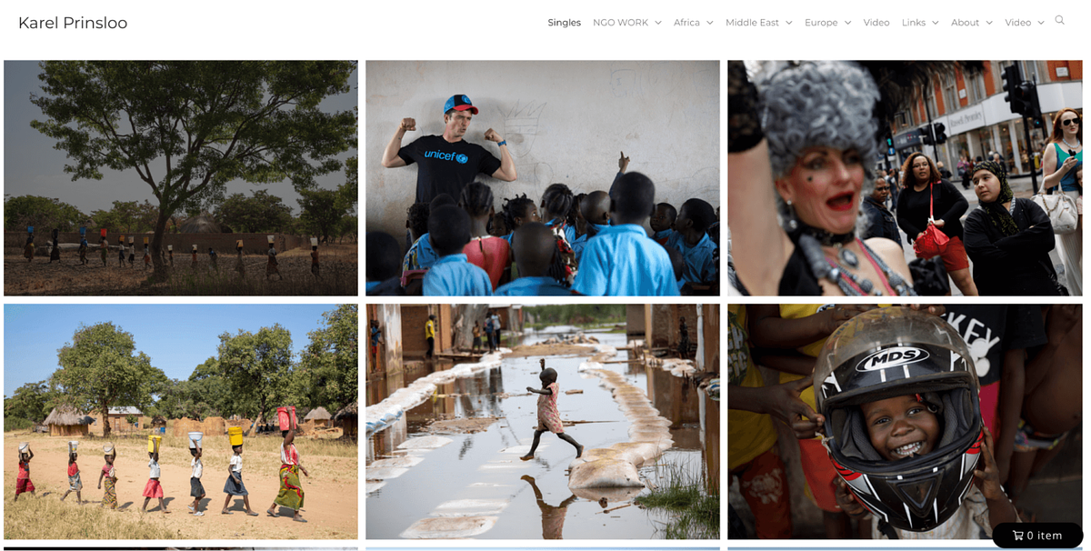 Karel Prinsloo photojournalist photography portfolio website