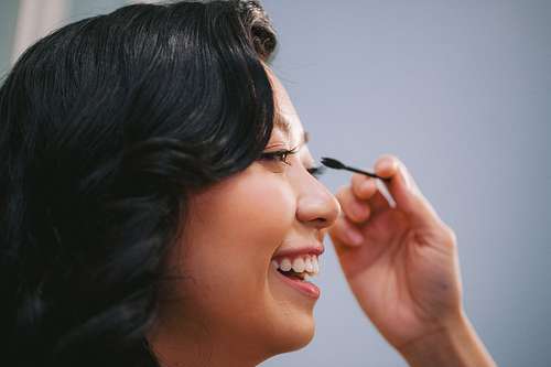 Bride Getting Ready