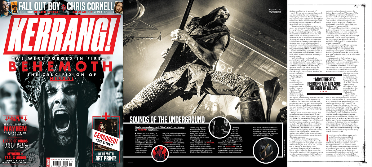 BENEMOTH - KERRANG! Magazine - Photo by Igor RockXposure