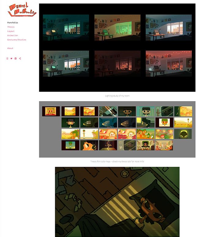 Daniel Duboulay Animations-Website