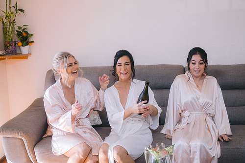Bride Getting Ready
