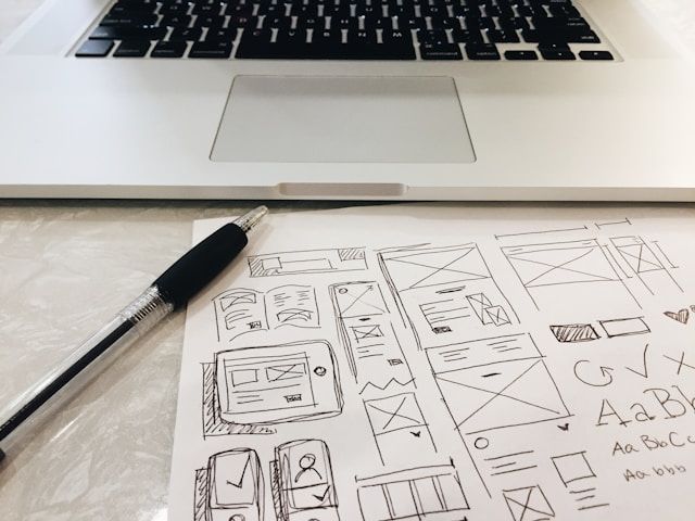 Image showing web design blueprint