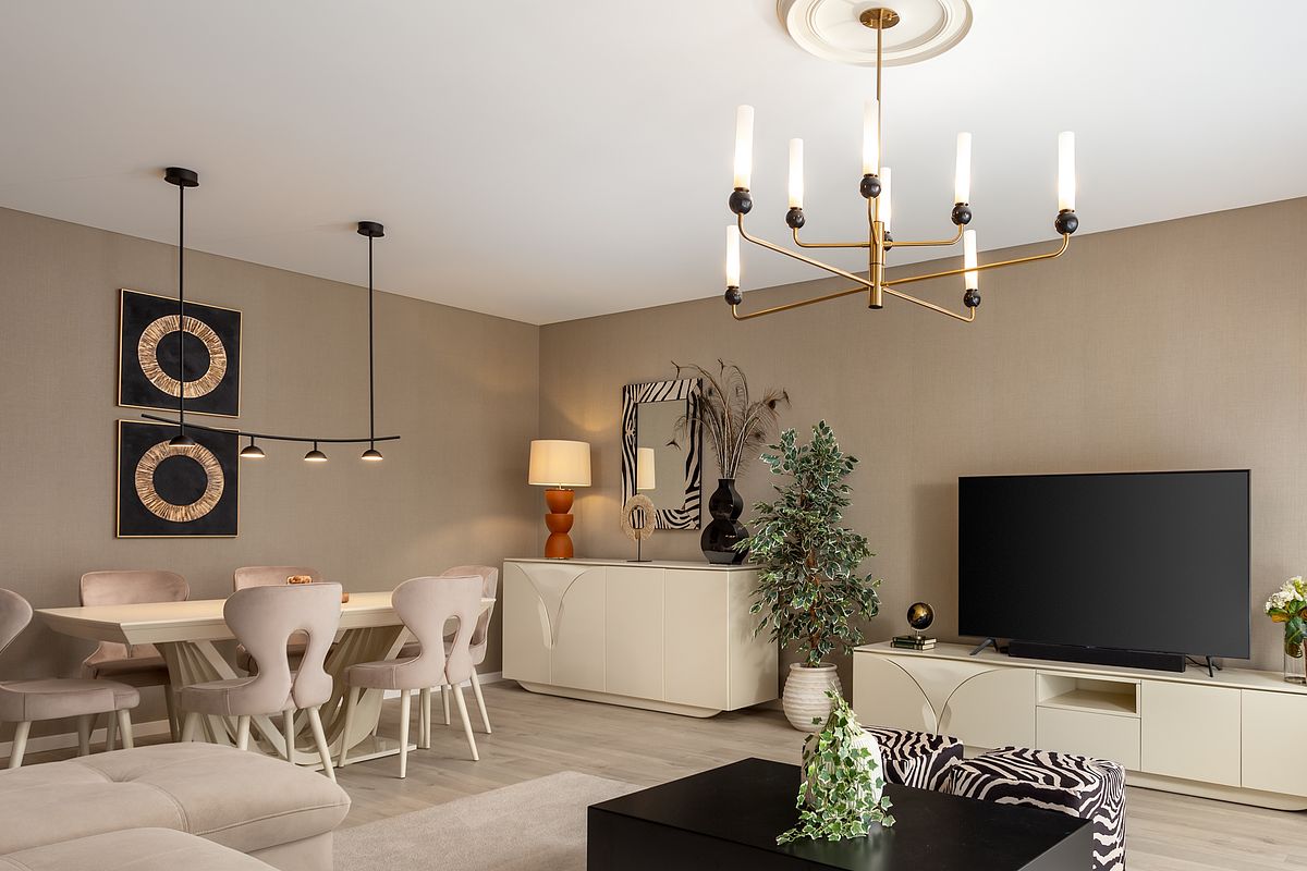 Fotografia de no Apartamento Montijo, destacando a decoração com Estilo Africano.