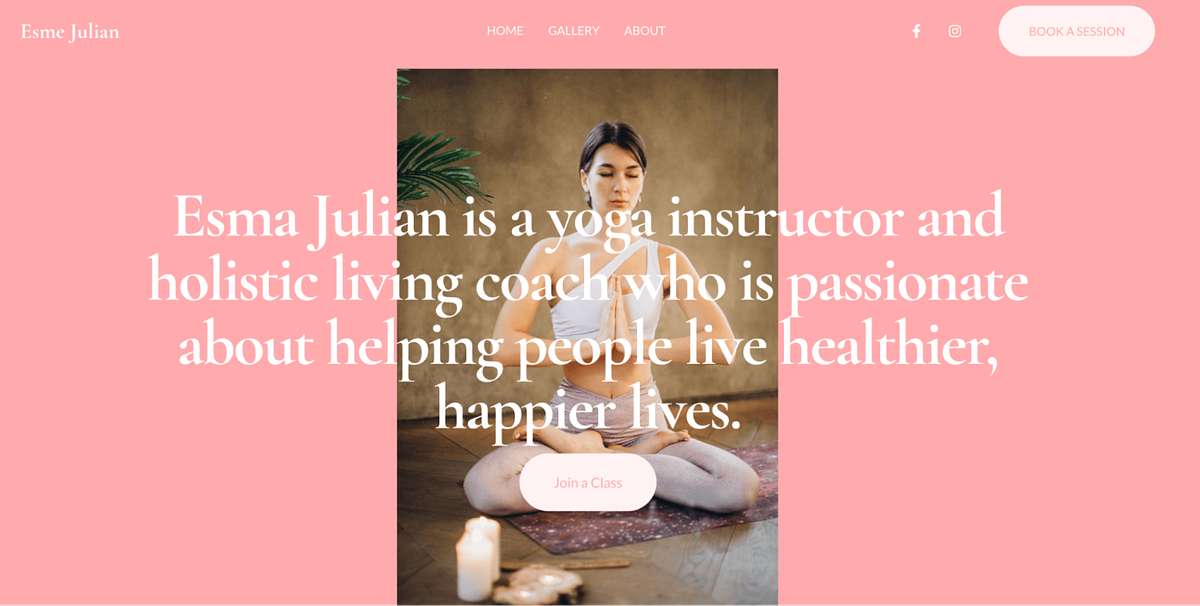 Pixpa's Astro website template