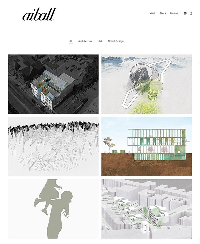 Adriana Ball Portfolio Website Examples