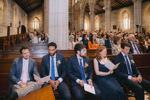 Church Wedding Ceremony at St Philip's Anglican Church