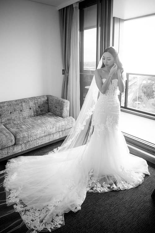 Bride Getting Ready