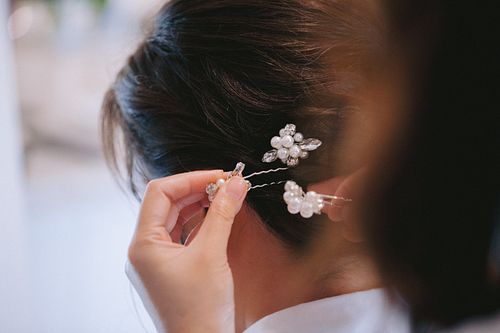 Bride Getting Ready