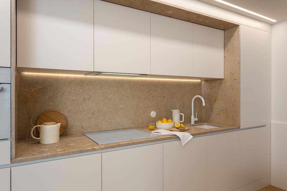 Fotografia de no Apartamento Reabilitado na Av. Roma, Lisboa, projeto do ATELI&Ecirc; 22.