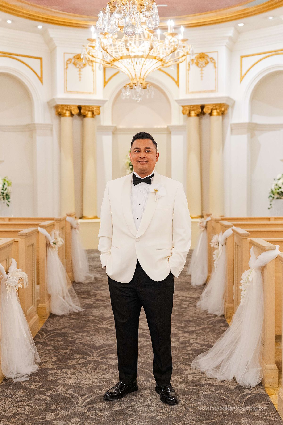 Wedding/Elopement at La Chapelle Royale at Paris Hotel, Las Vegas Nevada