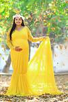 DP012 - Yellow Net Gown