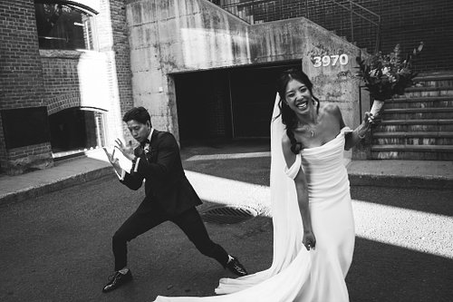 Sneak peek of a wedding in Saint Henri