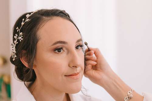 Bride Getting Ready