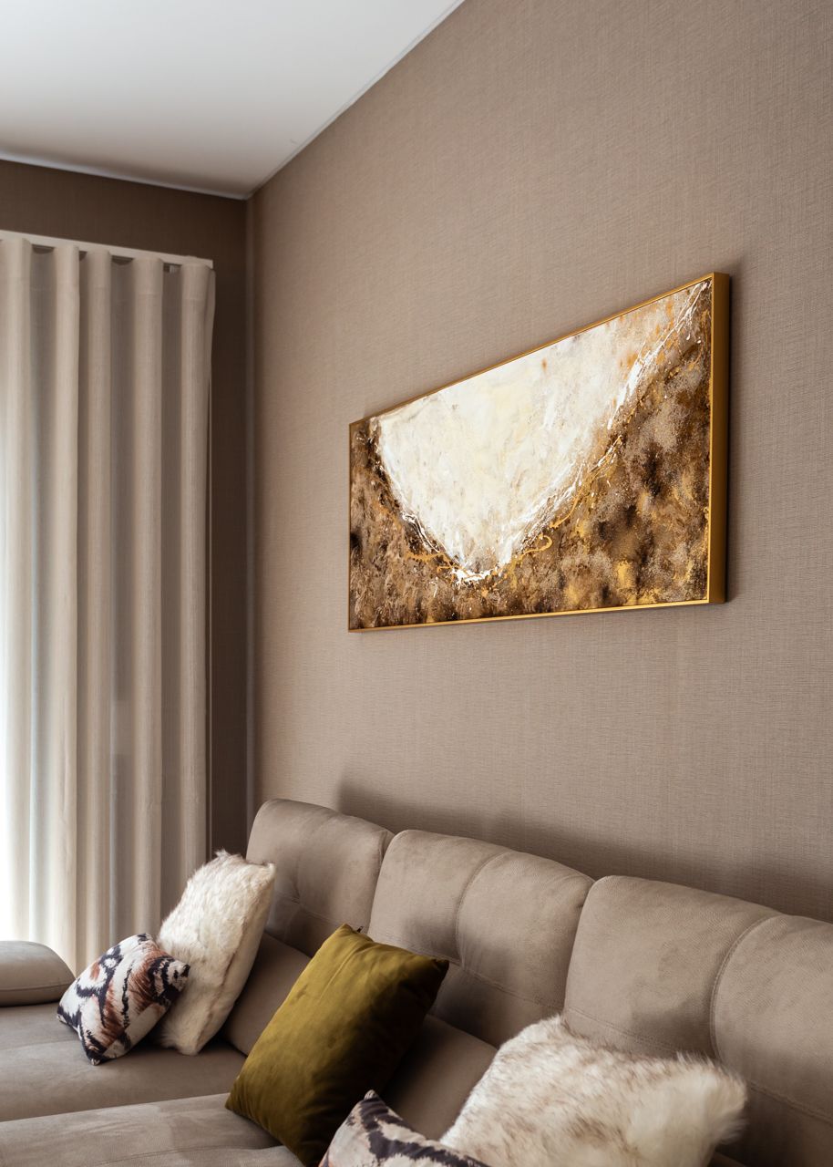 Fotografia de no Apartamento Montijo, destacando a decora&ccedil;&atilde;o com Estilo Africano.