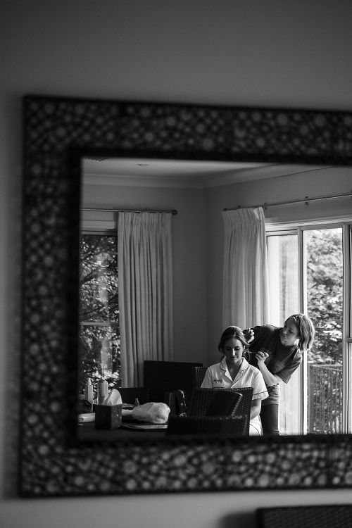 Bride Getting Ready