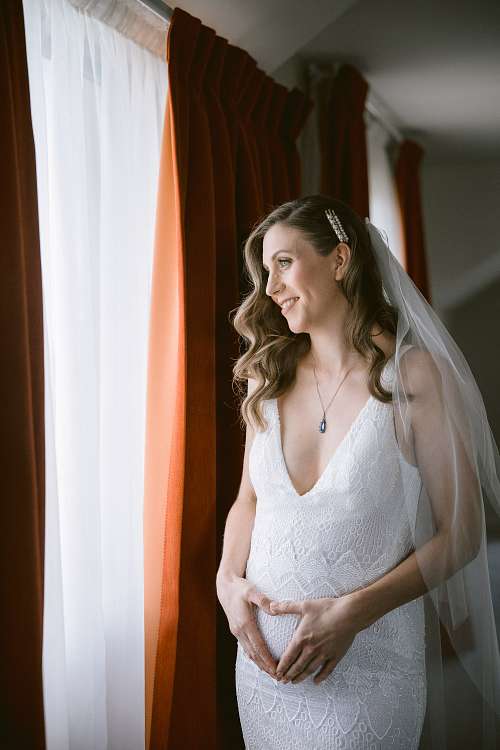 Bride Getting Ready