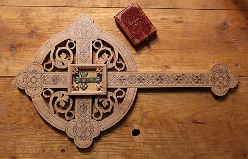 Reliquary cut out and ready for carving