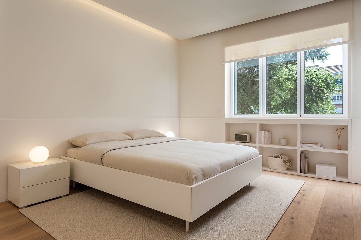 Fotografia de no Apartamento Reabilitado na Av. Roma, Lisboa, projeto do ATELI&Ecirc; 22.