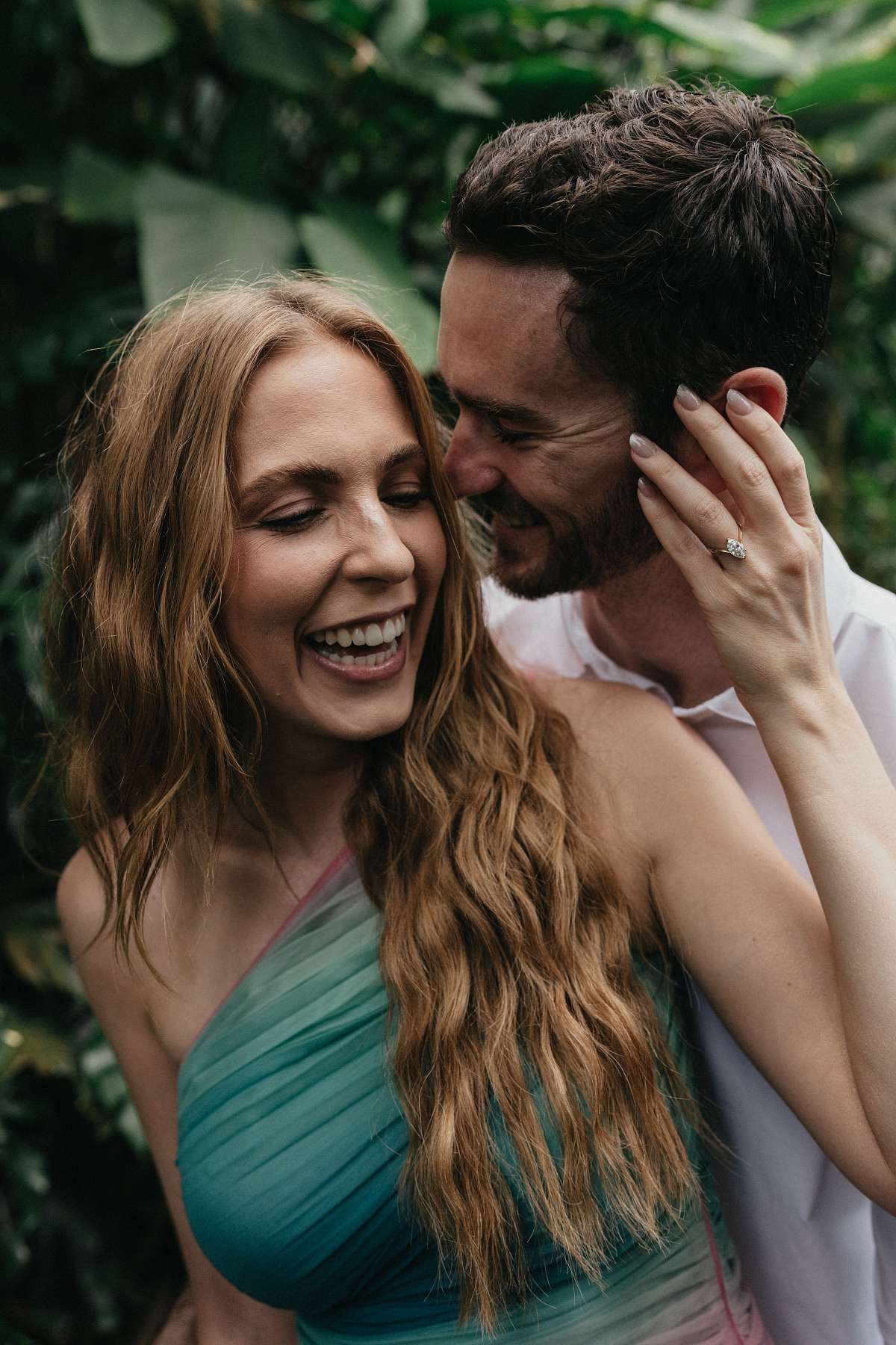 Photographer capturing engagement at Nayara Springs Costa Rica