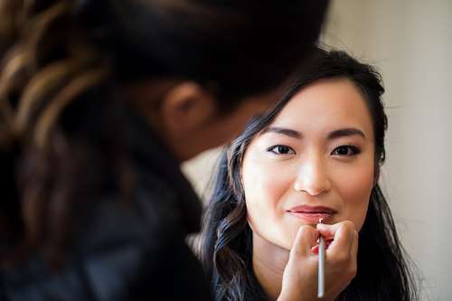 Bride Getting Ready