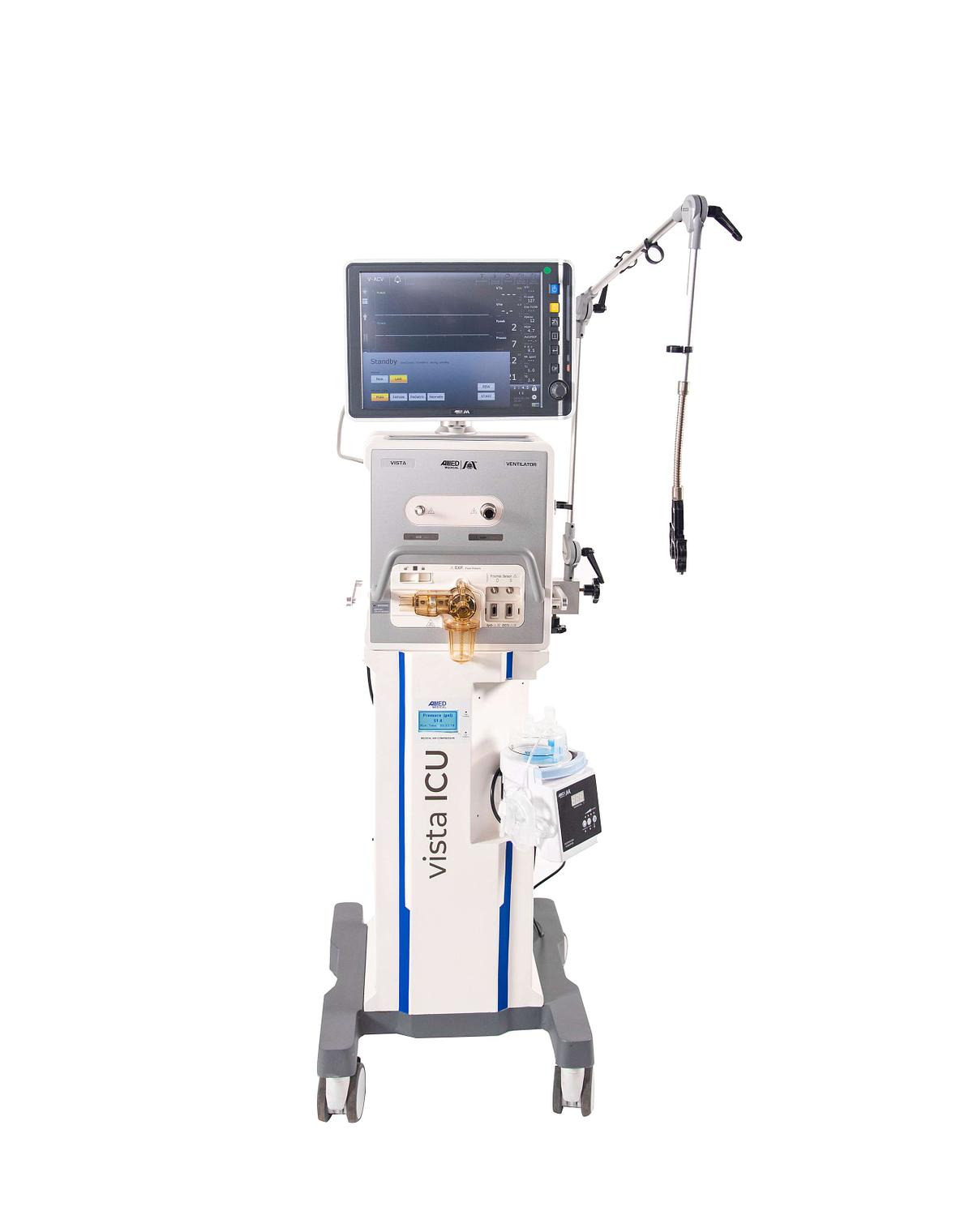Intensive Care Ventilator With Stand, Anaesthesia Workstation, medical products, Operation theatre products