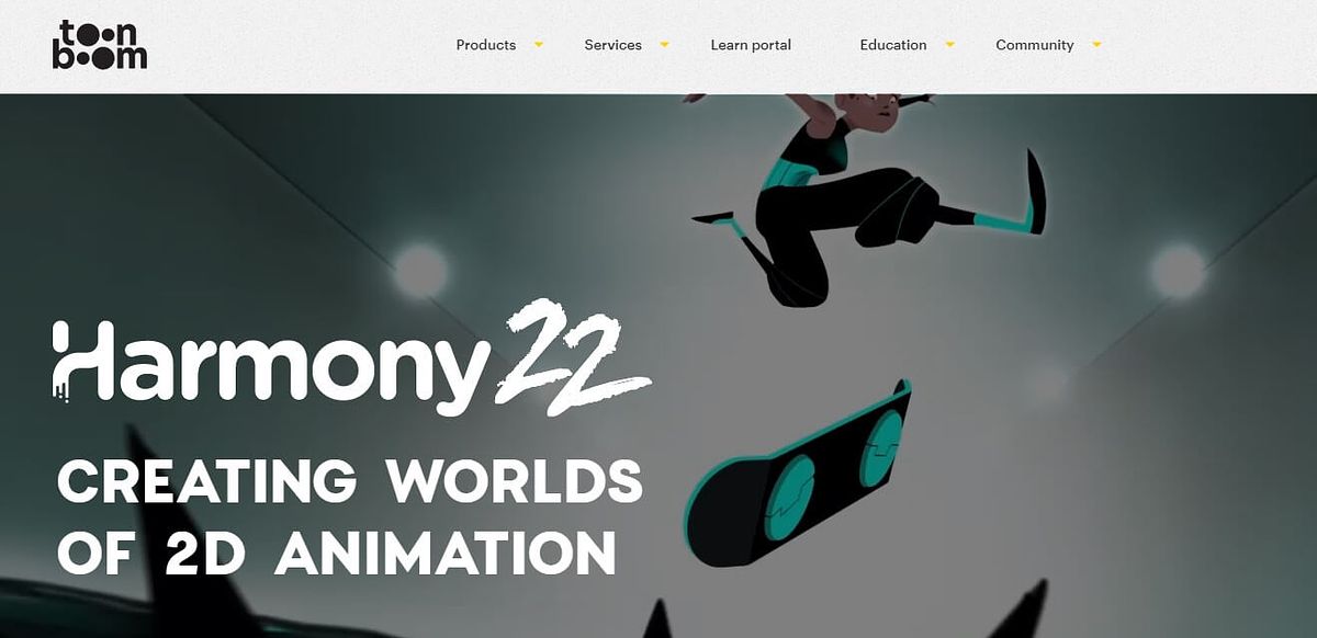 Pagina del prodotto Toon Boom Harmony