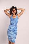 Rib Dress Summer Blue Sky