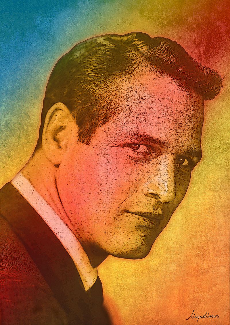 Paul Newman Portrait