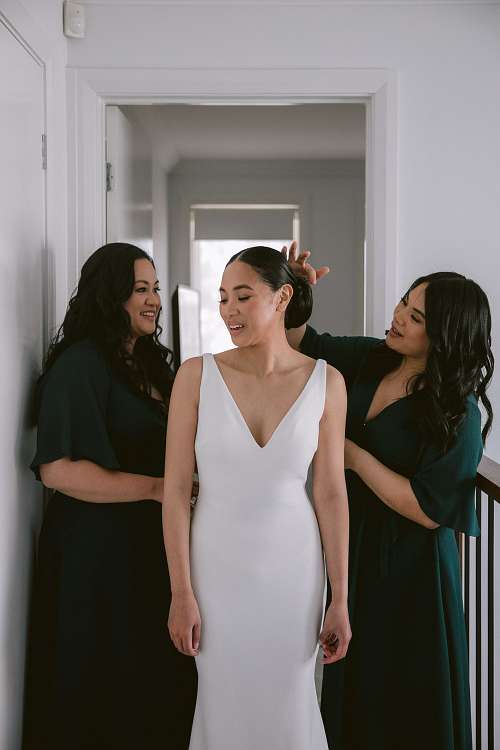 Bride Getting Ready