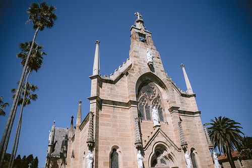Church Wedding Ceremony at Holy Name of Mary