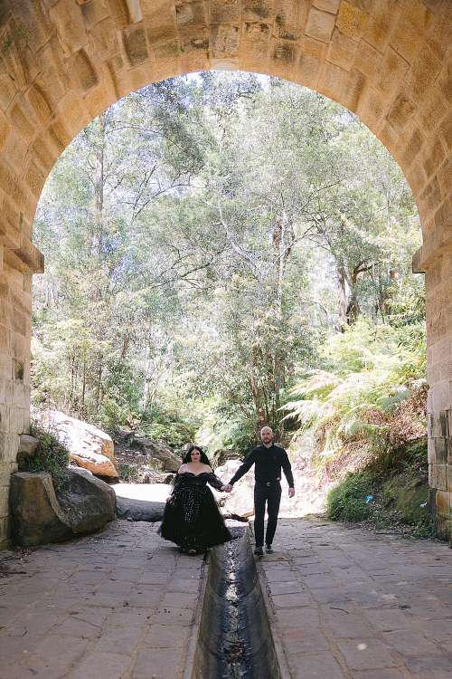 Sydney Elopement at Lennox Bridge, Blue Mountains