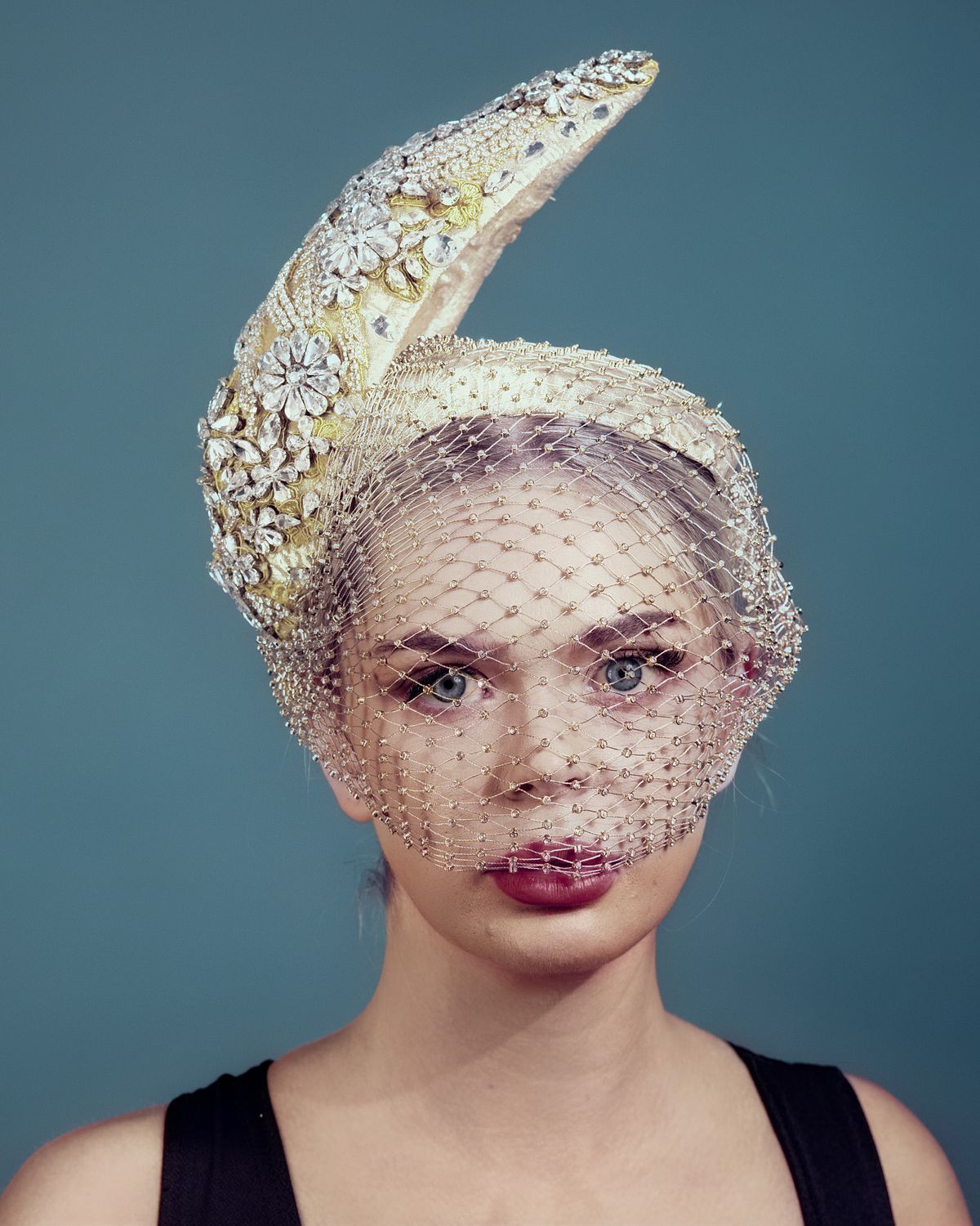 Ascot Ladies Day Hat - Gold - House of Charles - Emma - Gibson Fashio