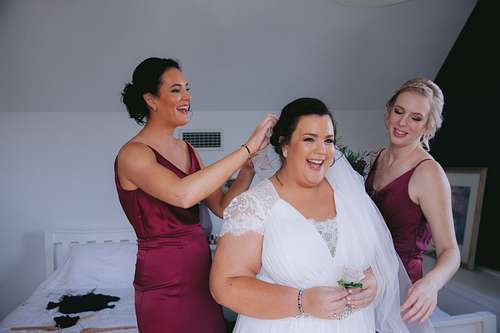 Bride Getting Ready